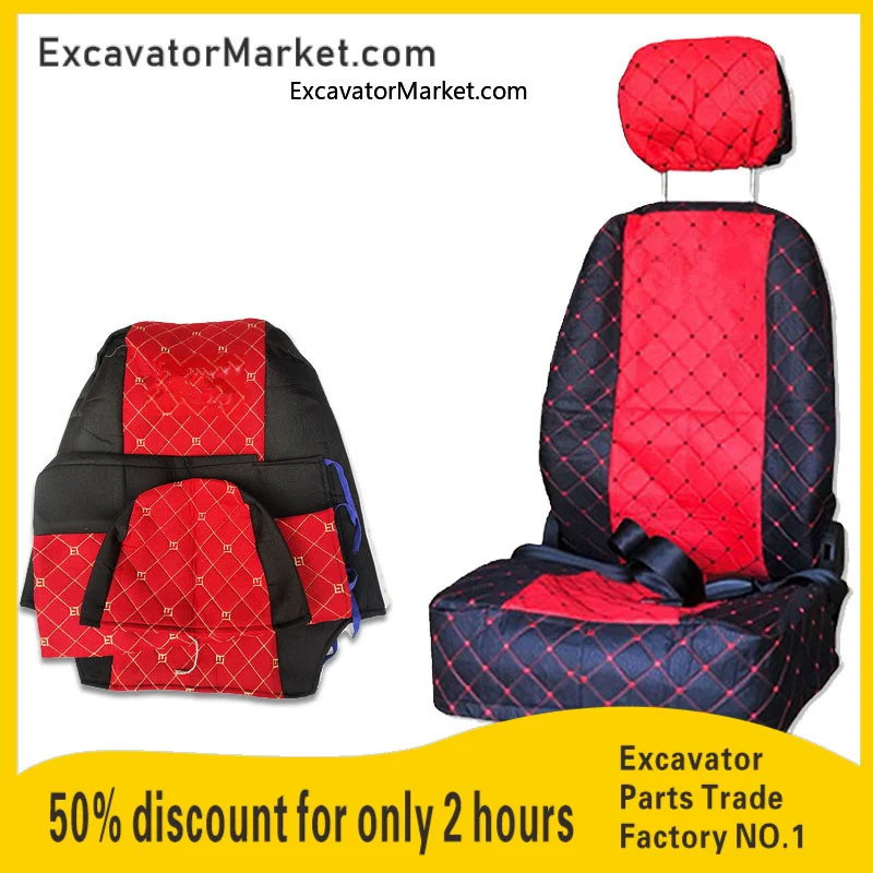 For Caterpillar CAT307 312 315 320 325 330 336D B C cab seat cover four seasons universal seat cover cushion Excavator Spare