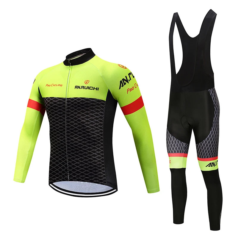 

Men Long Sleeve Bicycle Cycling Sets Anti-sweat Contrast Color 3D Padding Cushion Sport Jerseys Customized/Wholesale Service