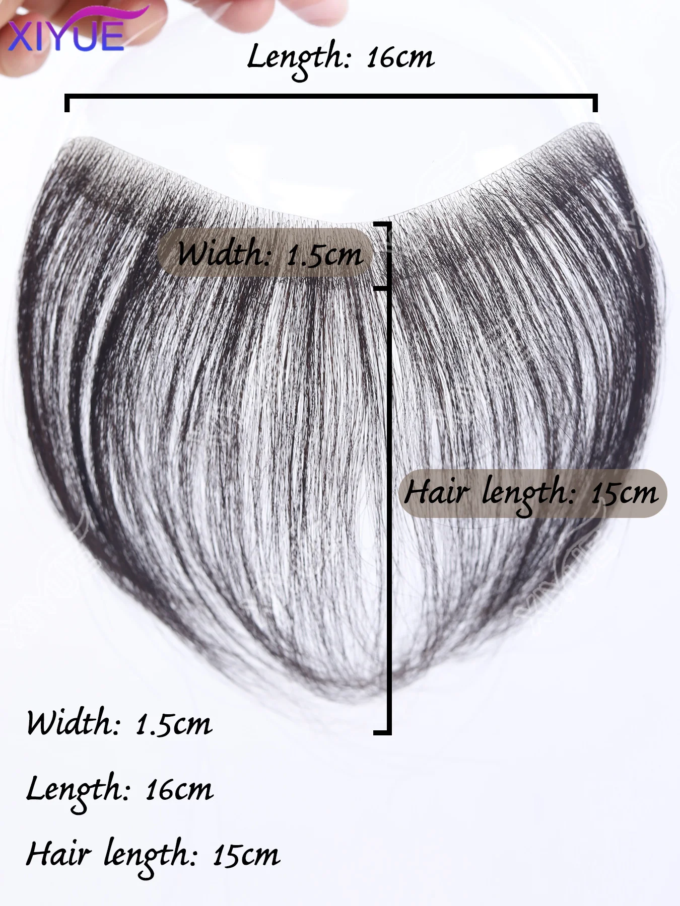 XIYUE 100% Rambut Asli Pria PU - Hair Care Natural ulasan dan harga