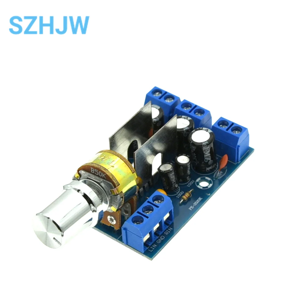 TEA2025B Mini Audio Amplifier Board Dual Stereo 2.0 Channel Amplifier Board For PC Speaker 3W+3W 5V 9V 12V CAR