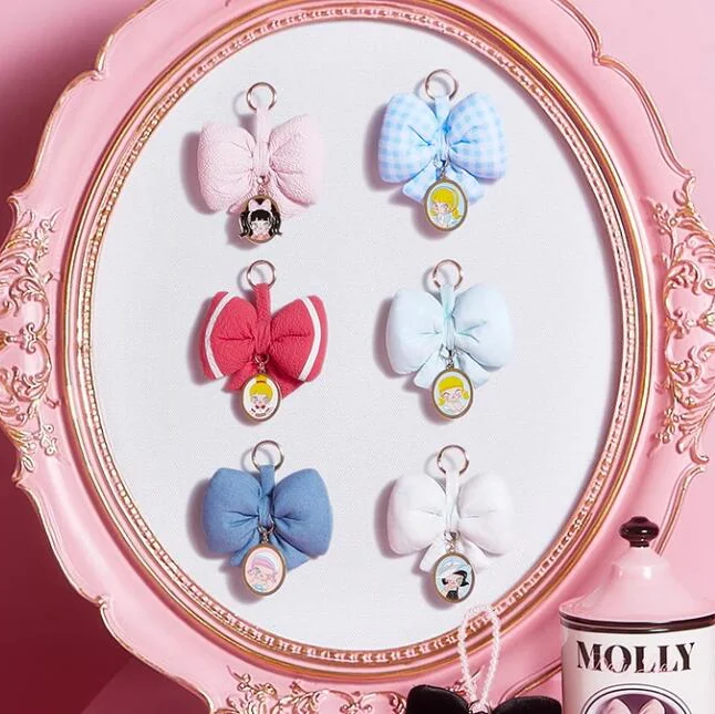 Molly Daily Look Series Sachet Pendant Blind Box Bow Fashion Peripheral Bag Hanging Key Pendant Mystery Box Girl Birthday Gift