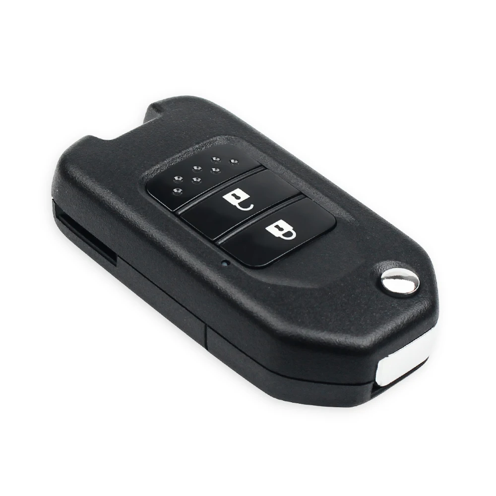 KEYYOU Flip Folding Modified Remote Key Shell 2 Button Fob For Honda Fit Marina Wisdom XRV CITY Car Key