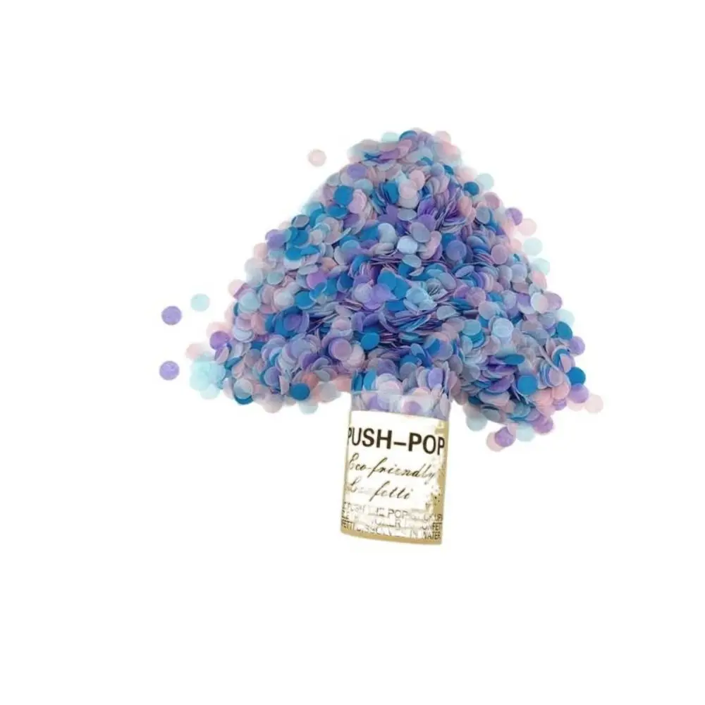 

Round Pastel Bridal Shower Exploding Anniversary Birthday Confetti Decorations Party Supplies Confetti Popper For Wedding
