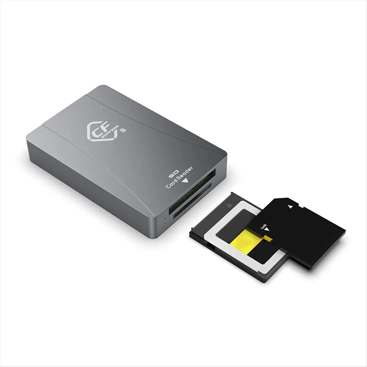 【SPECIAL OFFER】CFexpress Type B and SD Card Reader USB 3.2 Gen 2 10Gbps CFexpress B Reader, USB-C&USB-A 2-in-1 Type B CFexpress