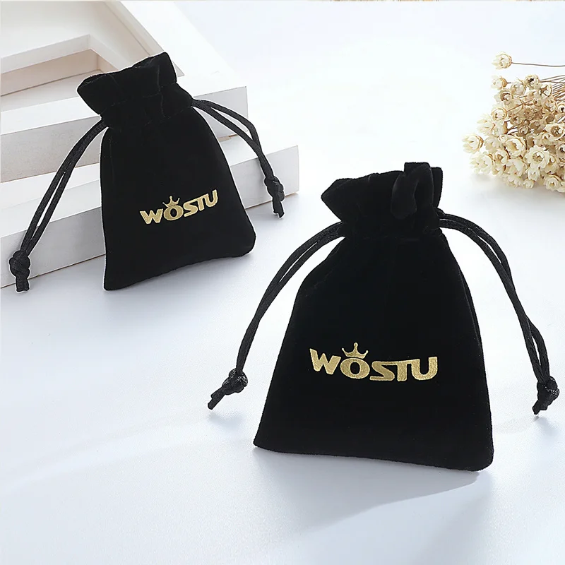WOSTU 925 Sterling Silver Cross Love Heart Band Rings For Women s925 Black Rose Red Pink CZ Jewelry Wedding Accessories Gift