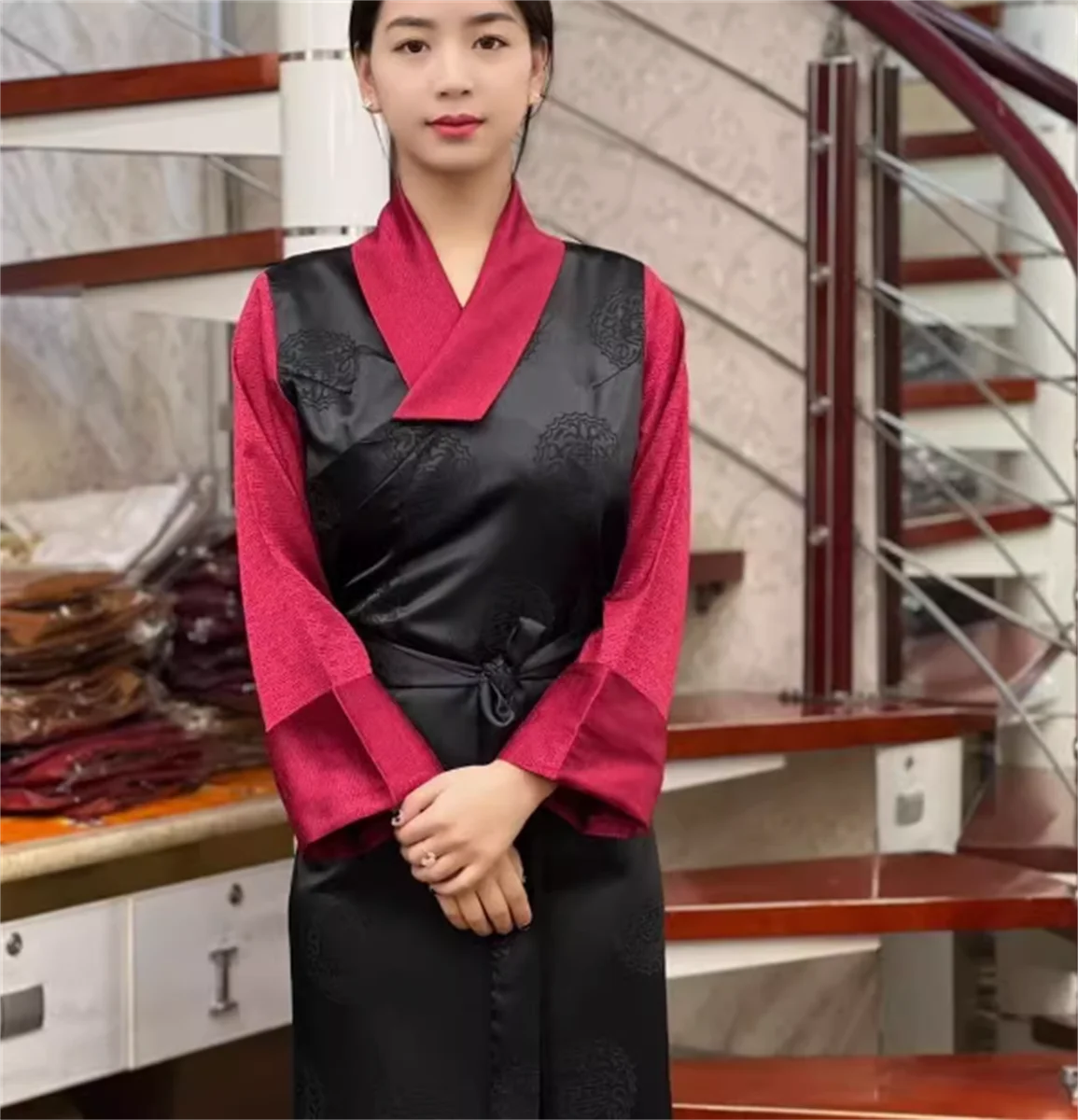 Tibetan clothing women Tibetan style Bora summer