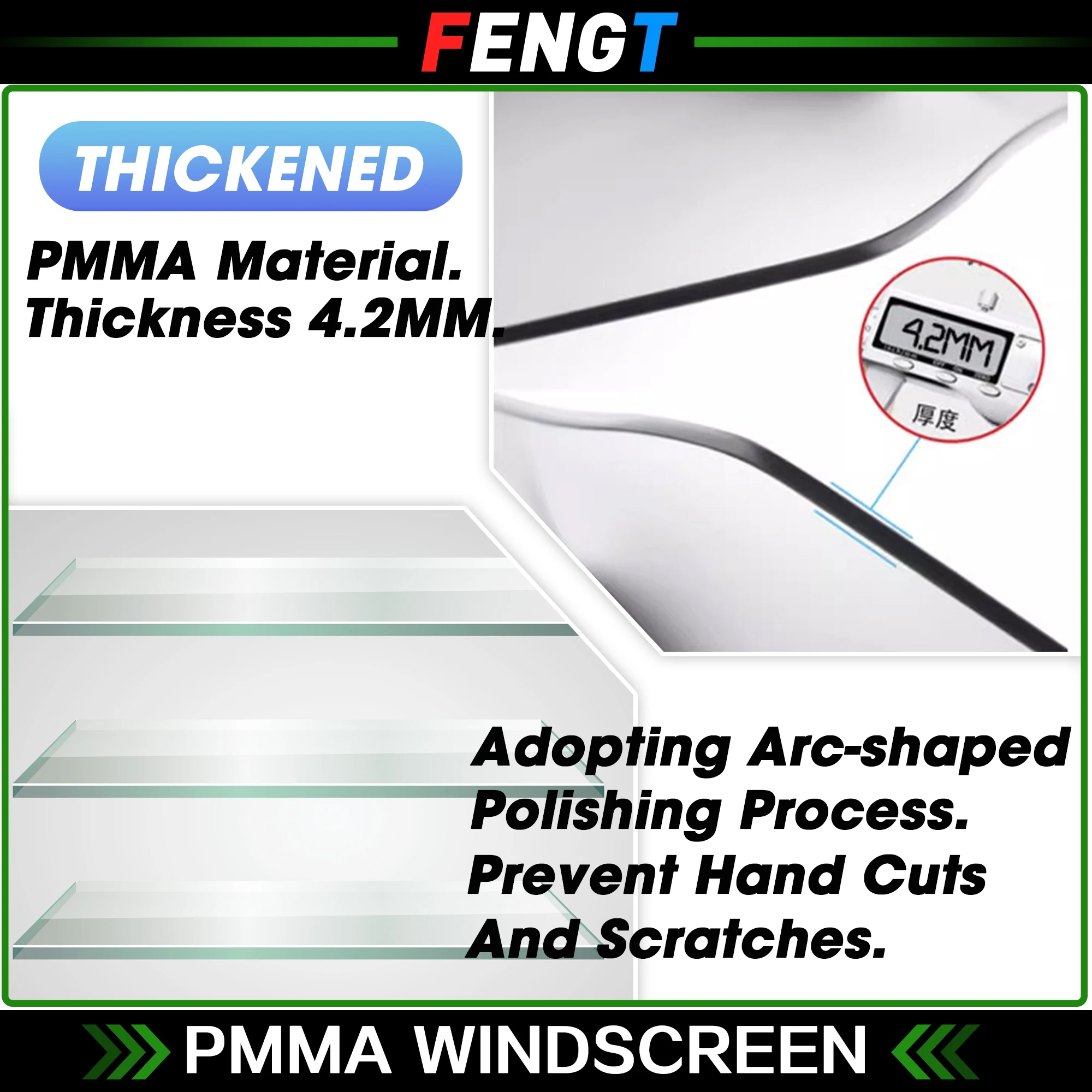 For  SYM Husky 150 ADX125 ADX 125 2023 2024 Motorcycle PMMA Front Windshield Windscreen nd Deflectors Viser Visor Wind Screen