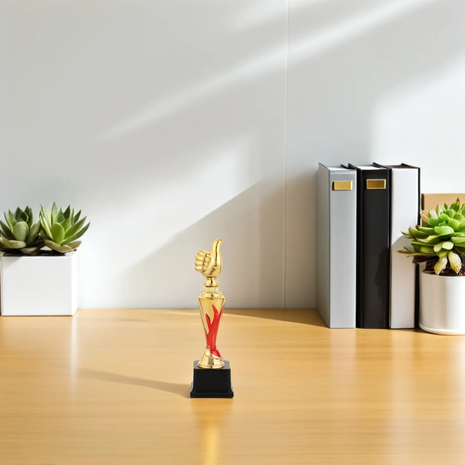 

Small Plastic Thumb Trophy Gold Finish Vibrant Colors for Student Recognition Classroom Activities Sports Events Teacher