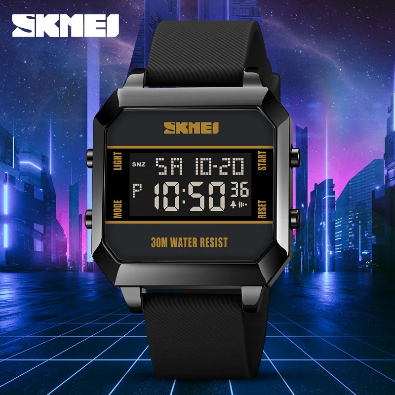 New Fashion Sport Watch Top Brand SKMEI Men\'s Wristwatches Countdown Chronograph Digital Watches For Man Alarm Clock Mens