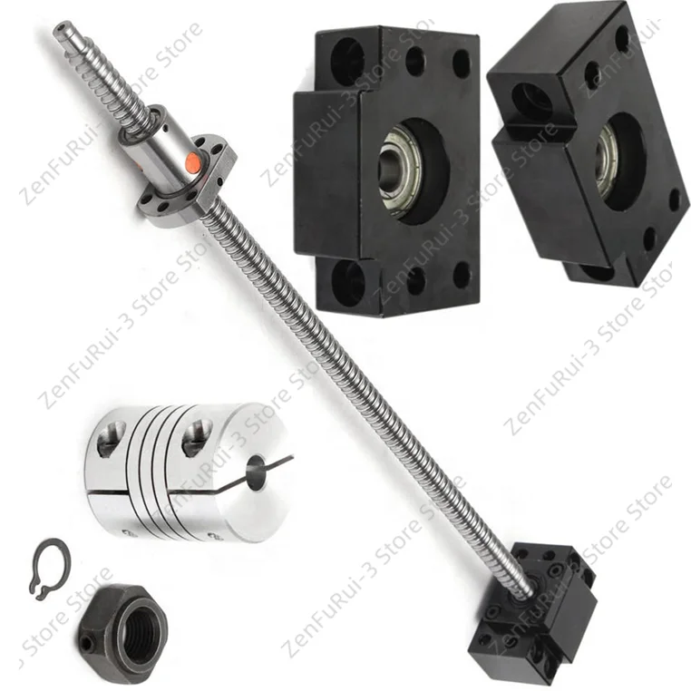16mm Diameter Hiwin Mini Ball Screw, SFU1605 SFU1610 Precision Linear Motion Screw For CNC Machine