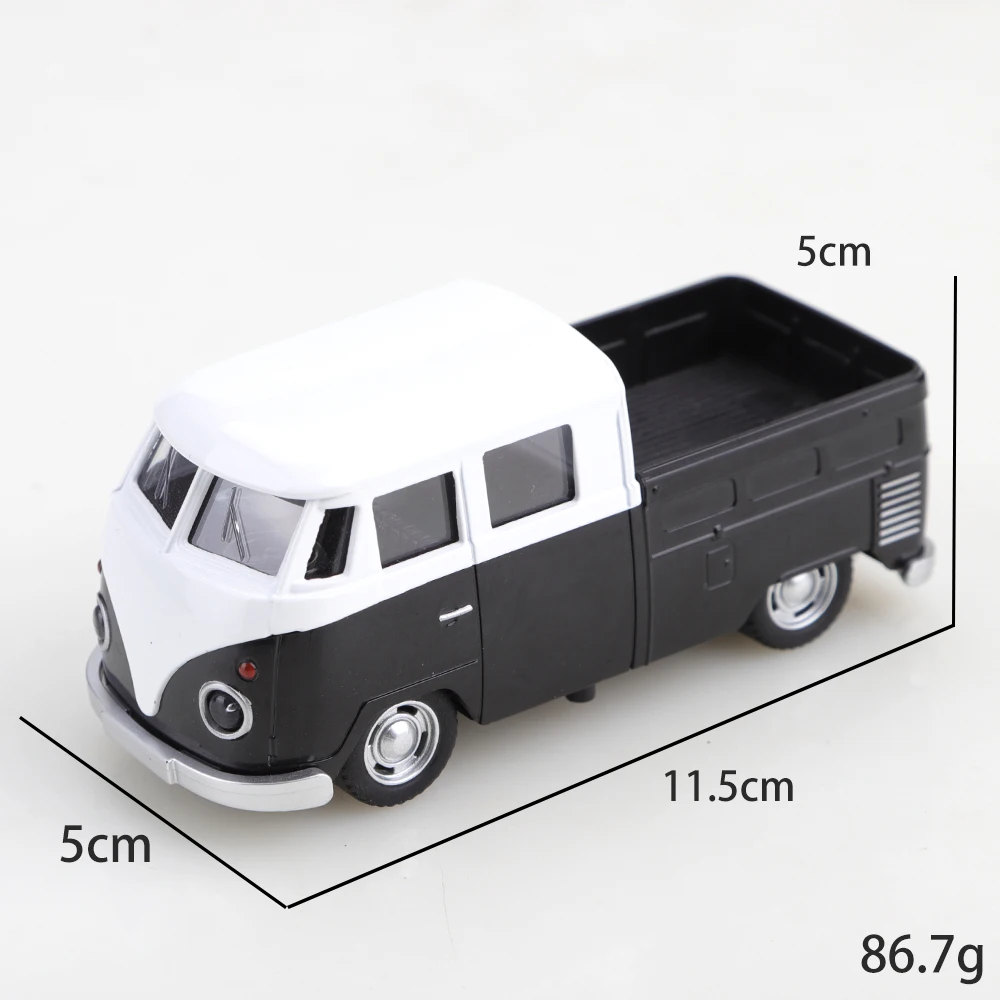 (Wellpappenschachtel) Maßstab 1:40, Vintage Cabover Pickup Modellauto, Kraftvoller Rückstoß, Metallguss, Jungenspielzeug, das beste Geschenk. – Detail 16