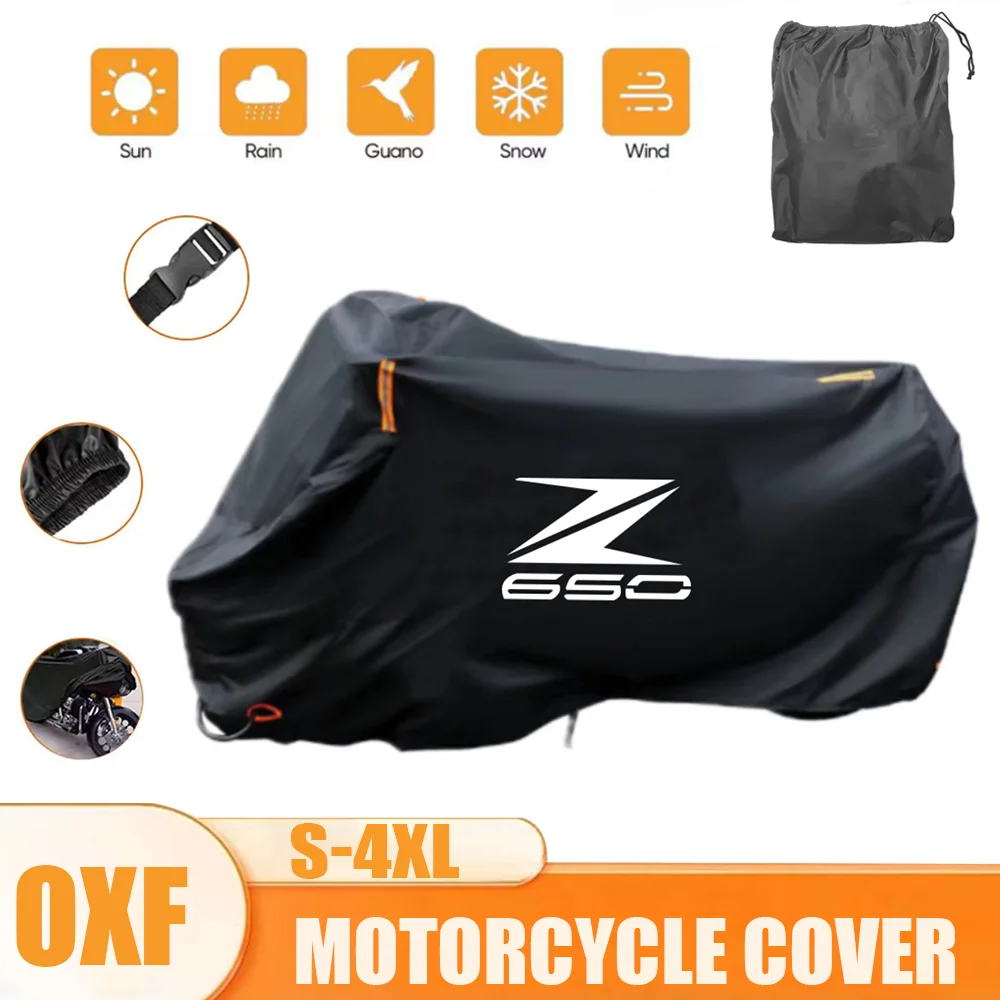 

Protector Cover Weather And Lightning Protection For Kawasaki Z650 Z 650 Ninja 650 Rain Waterproof Cover