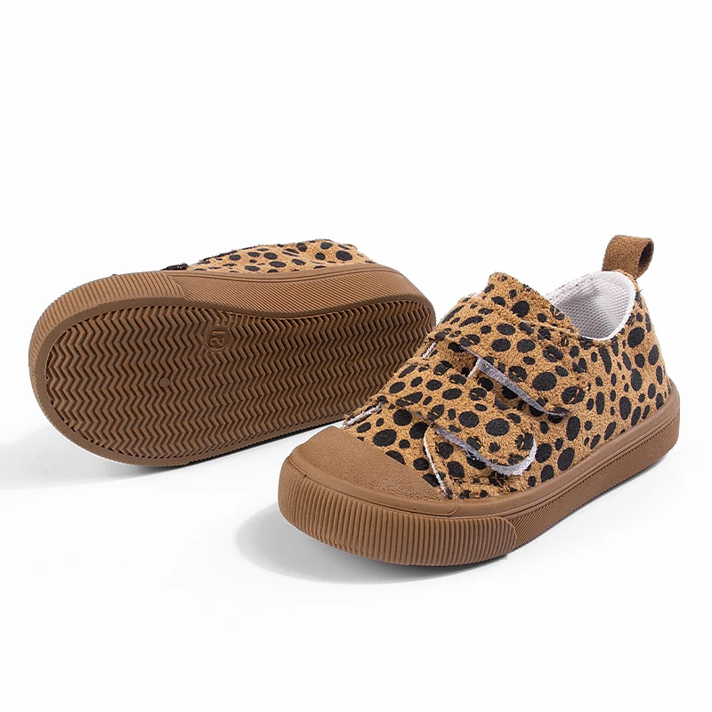 Modische Outdoor-Sportschuhe für Kinder mit Leopardenmuster, trendige Kinderschuhe zum Spielen