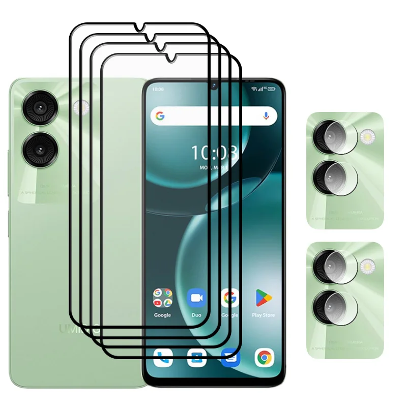 

Upgrade Glass For Umidigi G9A Tempered glass Screen Protector Shockproof G9A Soft fiber lens film