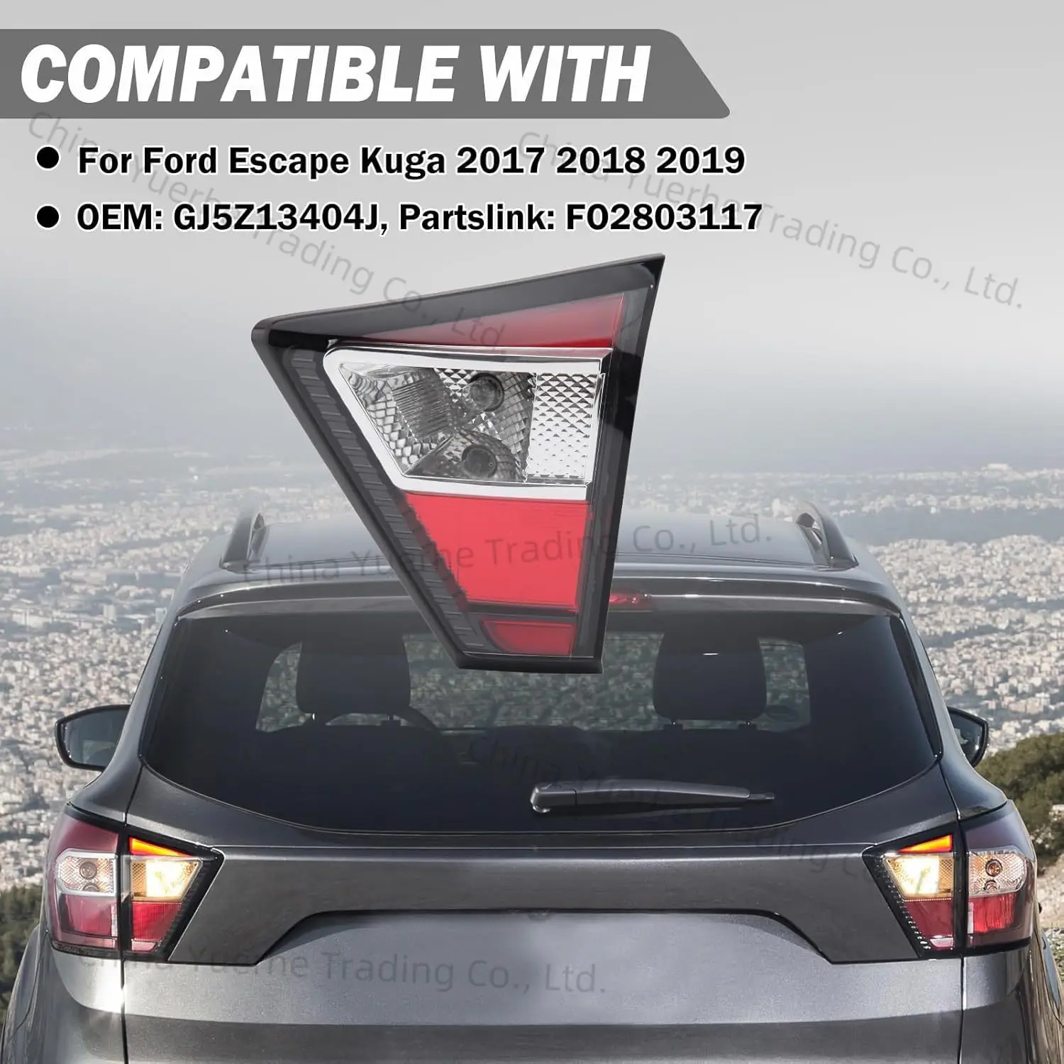 

For 2017-2019, Ford FORD Escape KugaEscap Interior Tail Light GJ5Z1340