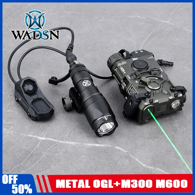 LÁSER TÁCTICO AXON CON LINTERNA Y CONTROL REMOTO PARA AIRSOFT