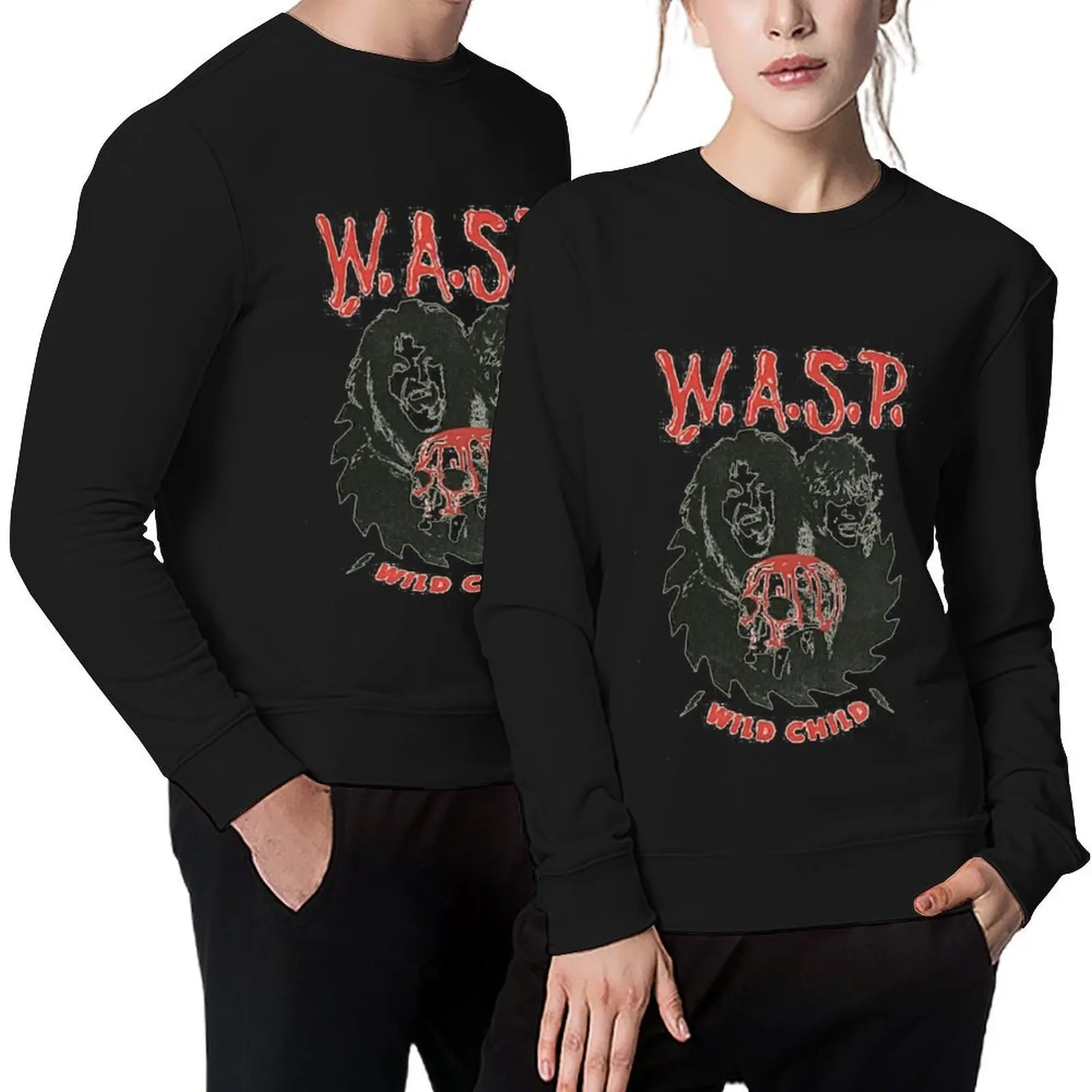

wasp band wasp band Pullover men's sweat-shirt set anime clothes men's autumn clothes men's coat oversize sweatshirt
