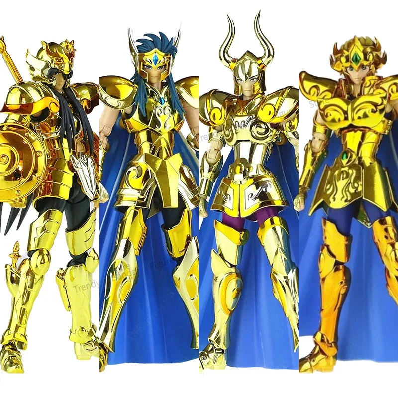 

In Stock CS Model Libra Dohko/Aiolia Leo/Capricorn Shura/ Aquarius Camus TV Ver Saint Seiya Myth Cloth EX Action Figure Toys