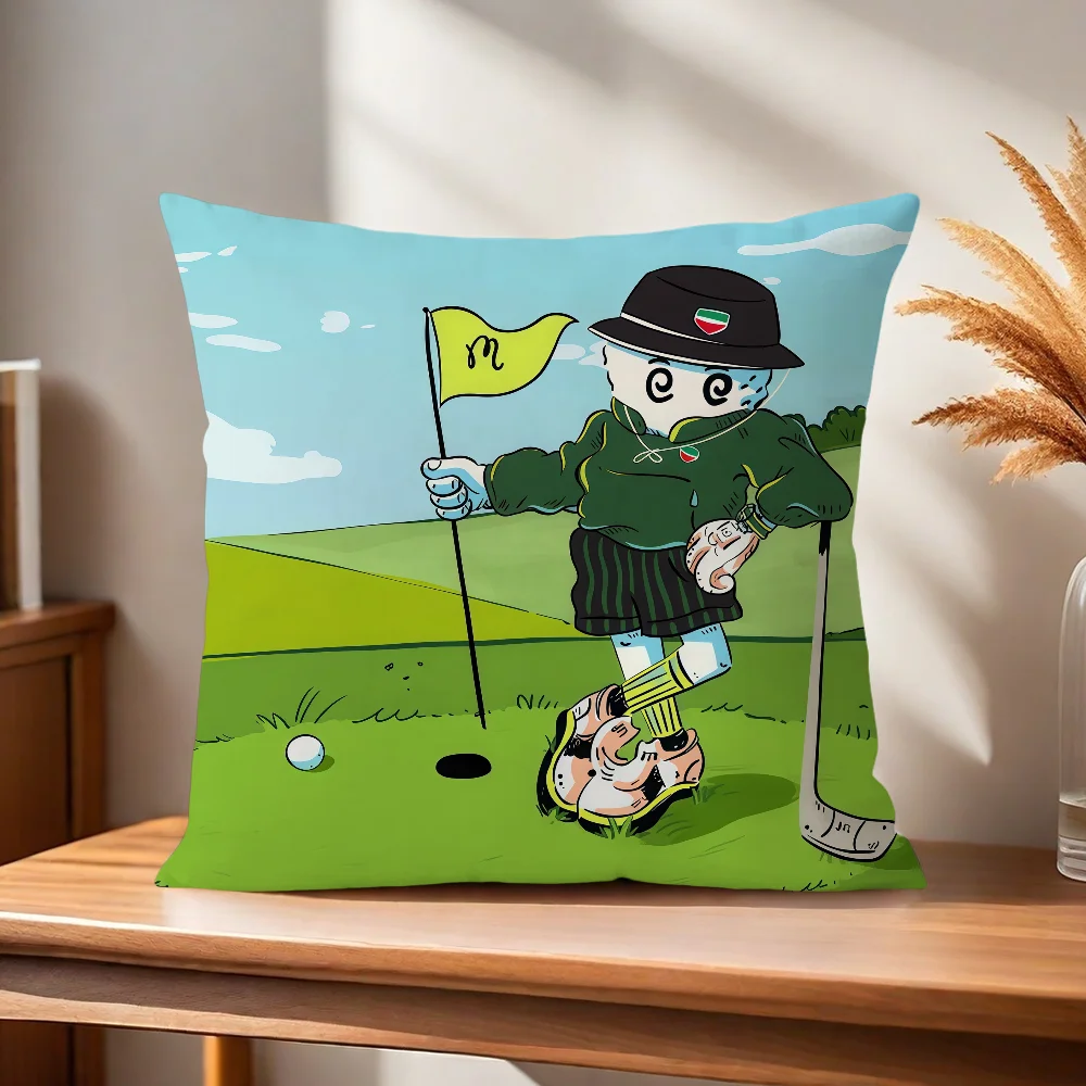 M-MMalbon G-Golf Kissenbezug Kissenhülle für Zuhause, Sofa, Wohnzimmer, Büro, Café, Auto. – Detail 4