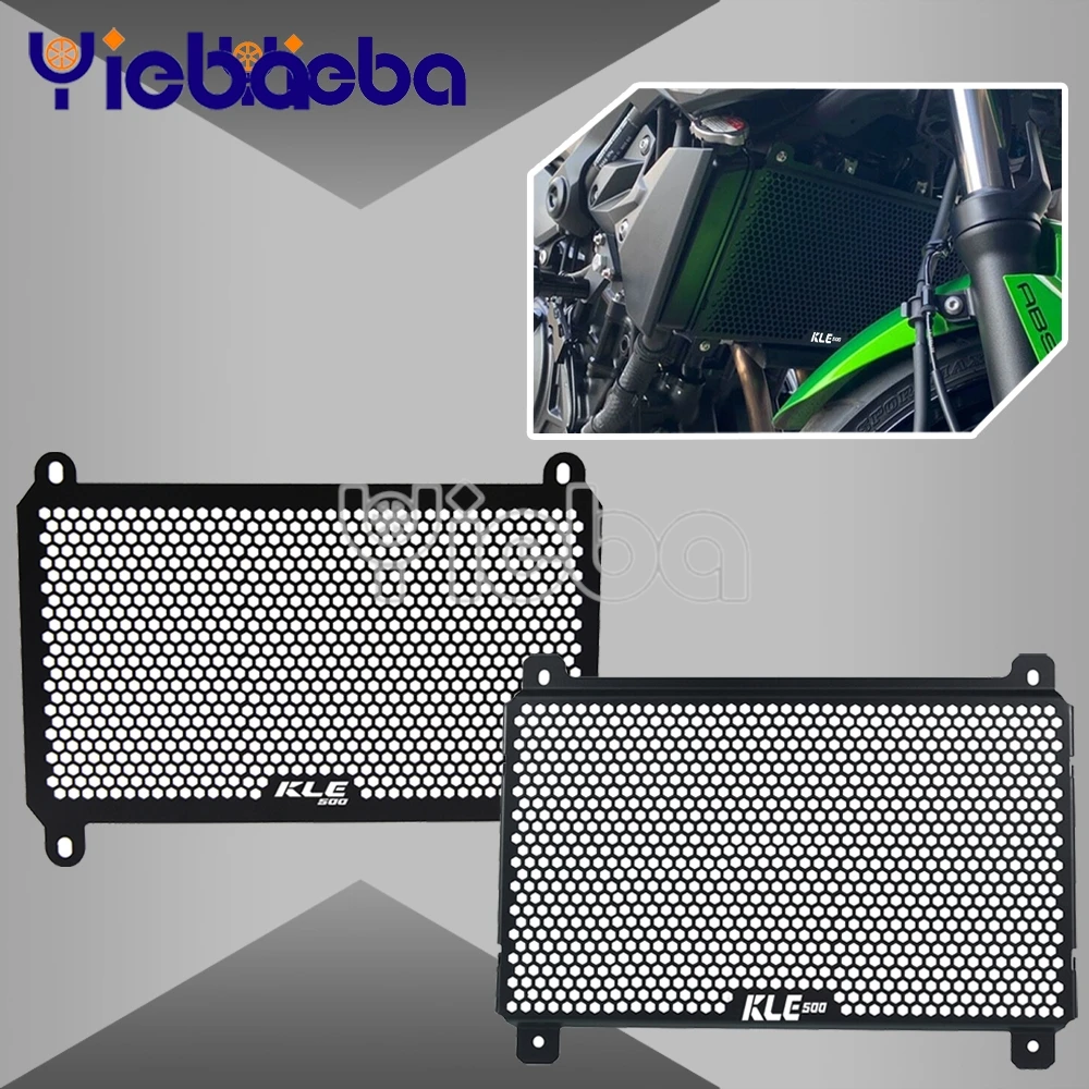 

2026 fit For Kawasaki KLE500 Kle500 KLE 500 Motorcycle Radiator Guard Grille Protection Cover Protective Aluminum Accessories