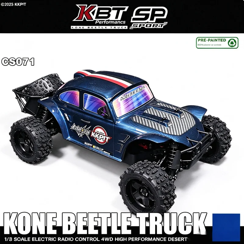 KKPIT New KBT K2 SP 1/8 Remote Control Truck Kone Golden Beetle 4WD Scale High Performance Electric Off Road Desert RC Car Toy