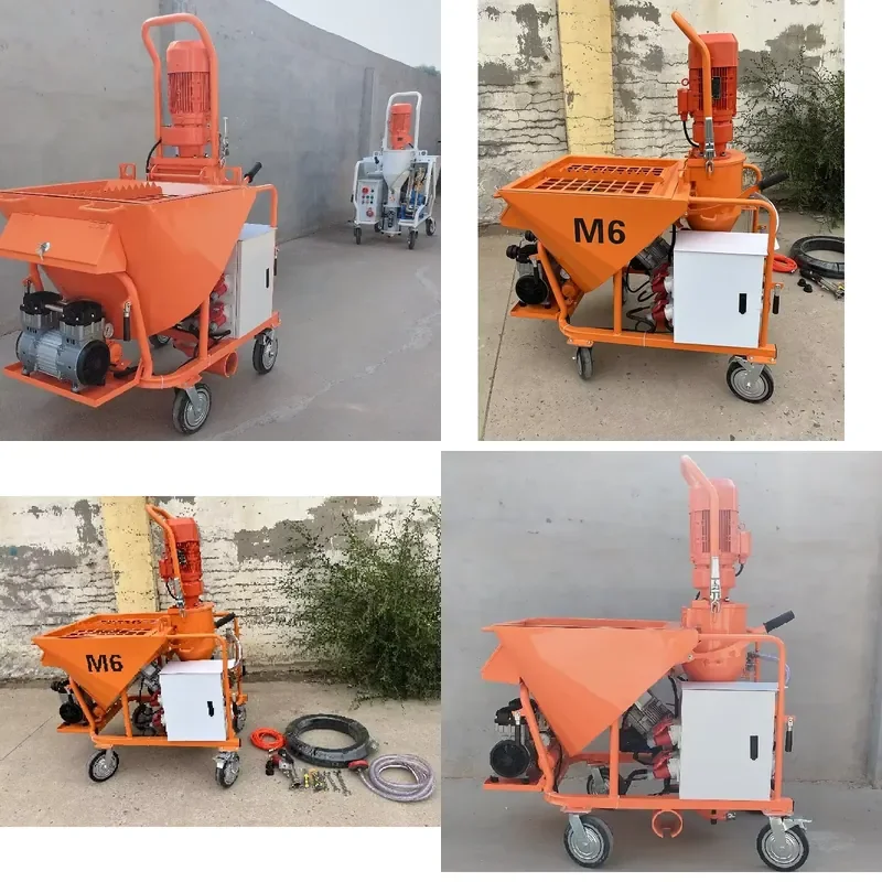 Precise Control Spraying Equipment Saves Material Wall Plastering Machine for Cement on Interior/Exterior Walls