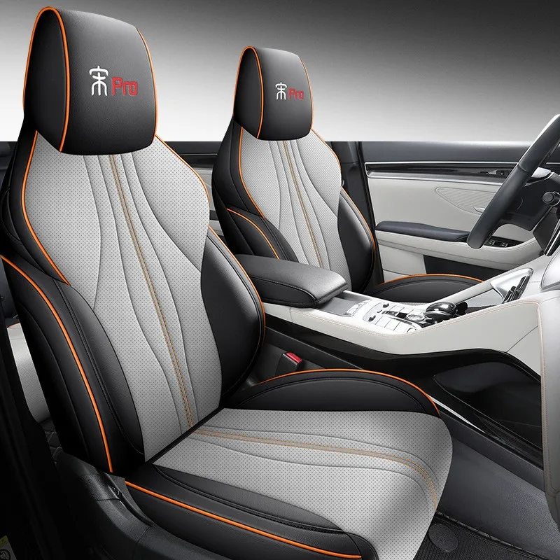 

Новый индивидуальный чехол на автомобильное сиденье для BYD Song Pro DM-i 2024, подушка с полным объемным звуком, защитные чехлы для автомобильных сидений, автоаксессуары
