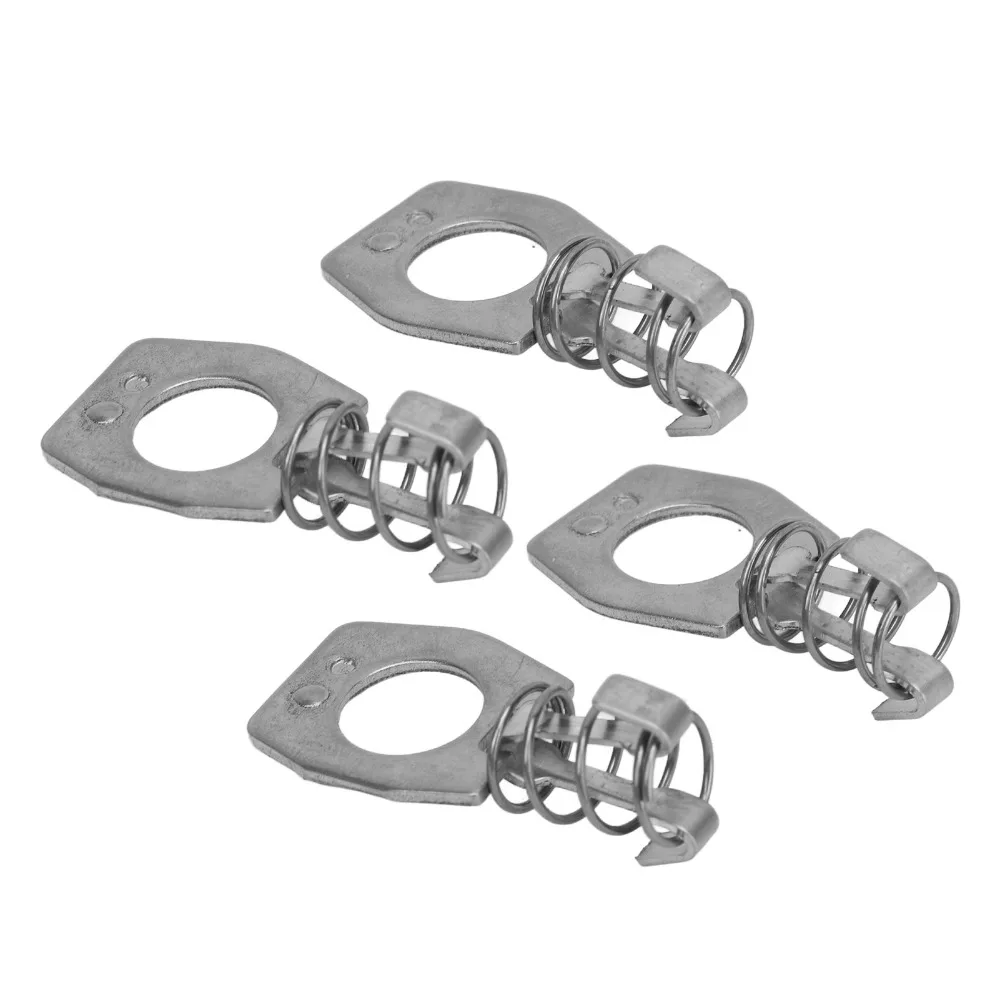 4 Pieces Stainless Steel Water Heater Cam Lock Silver RV Camper Fastener RV Water Heater Door Lock RV Water Heater