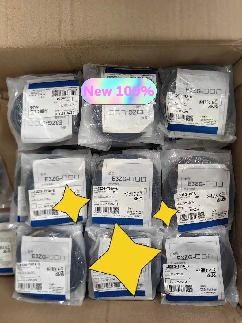 

New E3ZG-T61A-S For Omron E3ZG-T61A-S 2M Photoelectric Switch Sensor