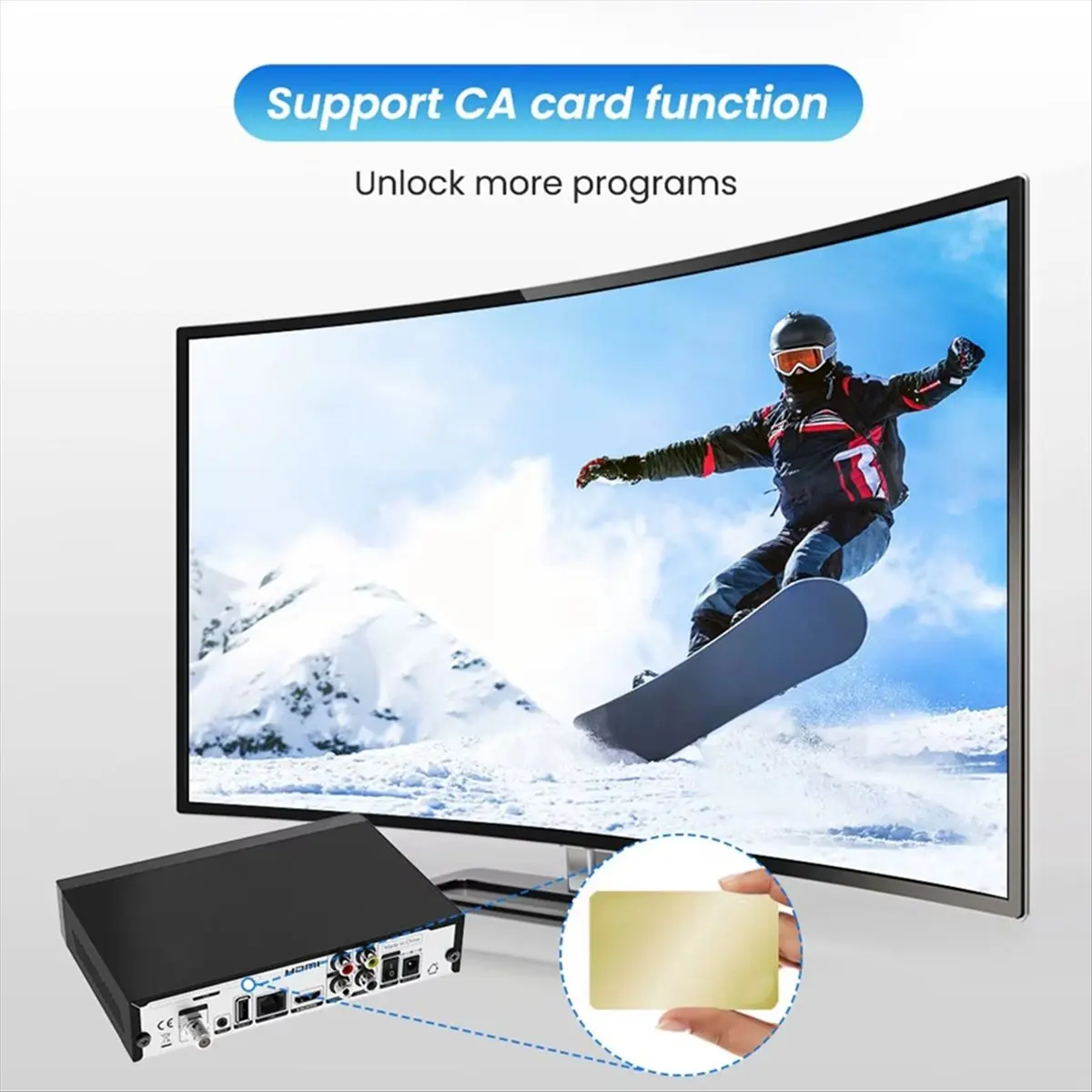 

FSLH V8X 2 Satellite TV Receiver Support DVB-S2X/S2/S,264/265 Built-in WIFI Support ,Newcam,Fun Cam TV AU Plug