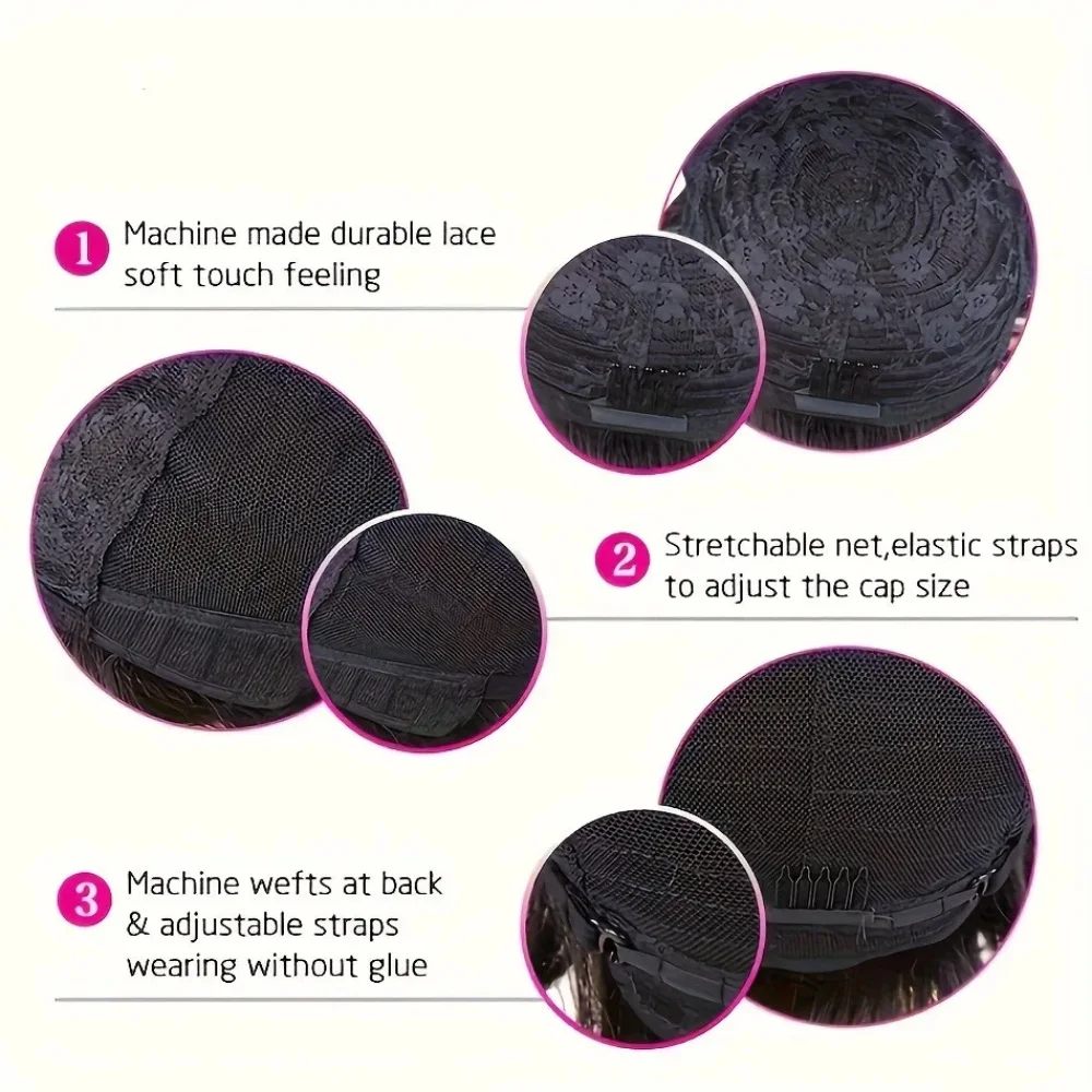 Short Curly Pixie Wig Human Hair for Women Full Machine-made 180%Density Perfect for Everyday Use image 6