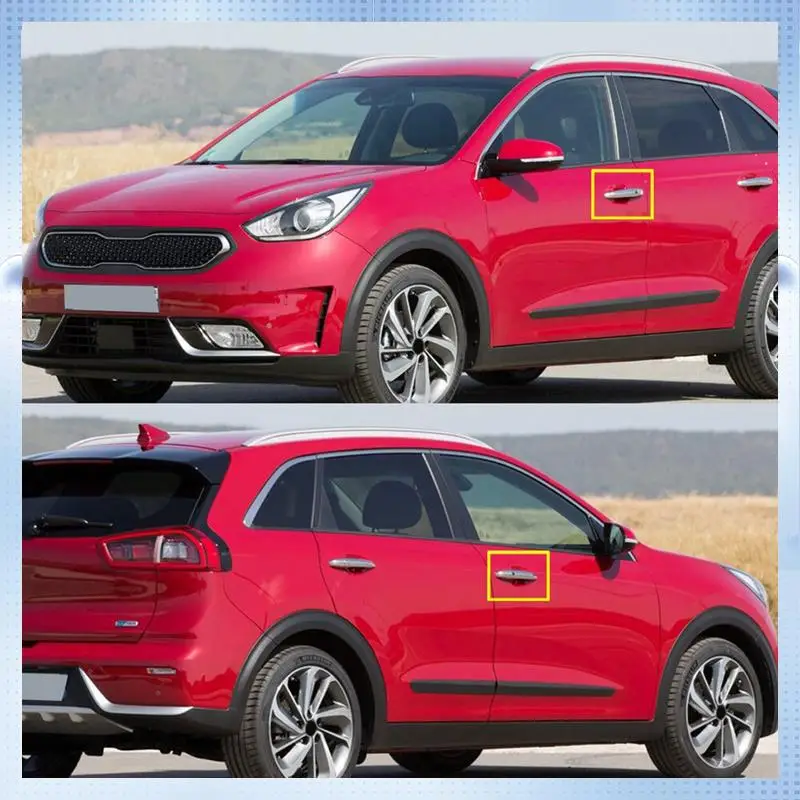 

Front Door Handle Plastic 82651-G5210CR For Kia Niro 2016-2018 Exterior Puller Handle Catch 82651 G5210