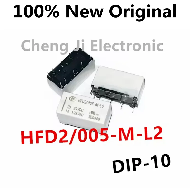 10PCS/LOTHFD2/012-M-L2、HFD2/024-M-L2、HFD2/005-M-L2、HFD2/003-M-L2、DIP-10、Brand new original signal relay