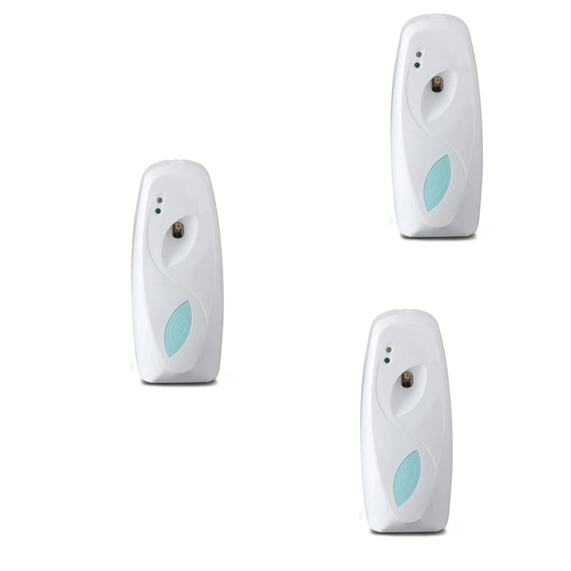 

3X Air Freshener Spray Automatic Bathroom Timed Air Freshener Dispenser Wall Mounted, Automatic Scent Dispenser For Home