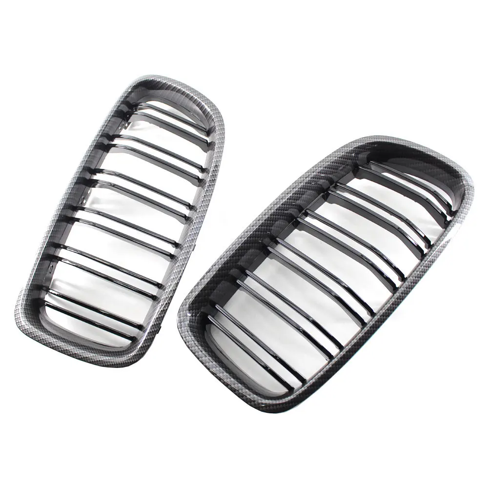 Carbon Fiber Color  Front Kidney Grille For BMW 3 Series F30 F31 F35 F80  2013 2014 2015-2018 2019 Racing Grills