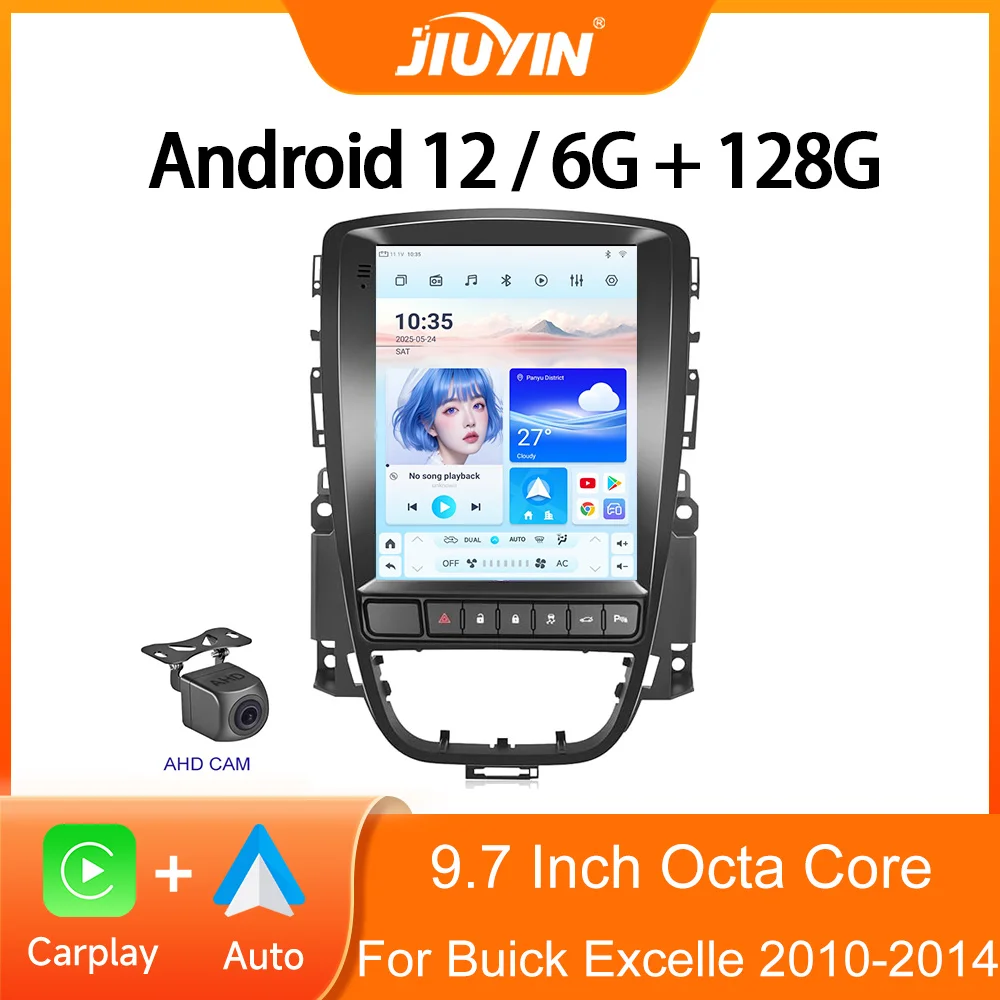 

Android 12 Car Radio For Buick Excelle GT Opel Astra J 2009-2014 Car Automotive Multimediale Player Carplay Android Auto Screen