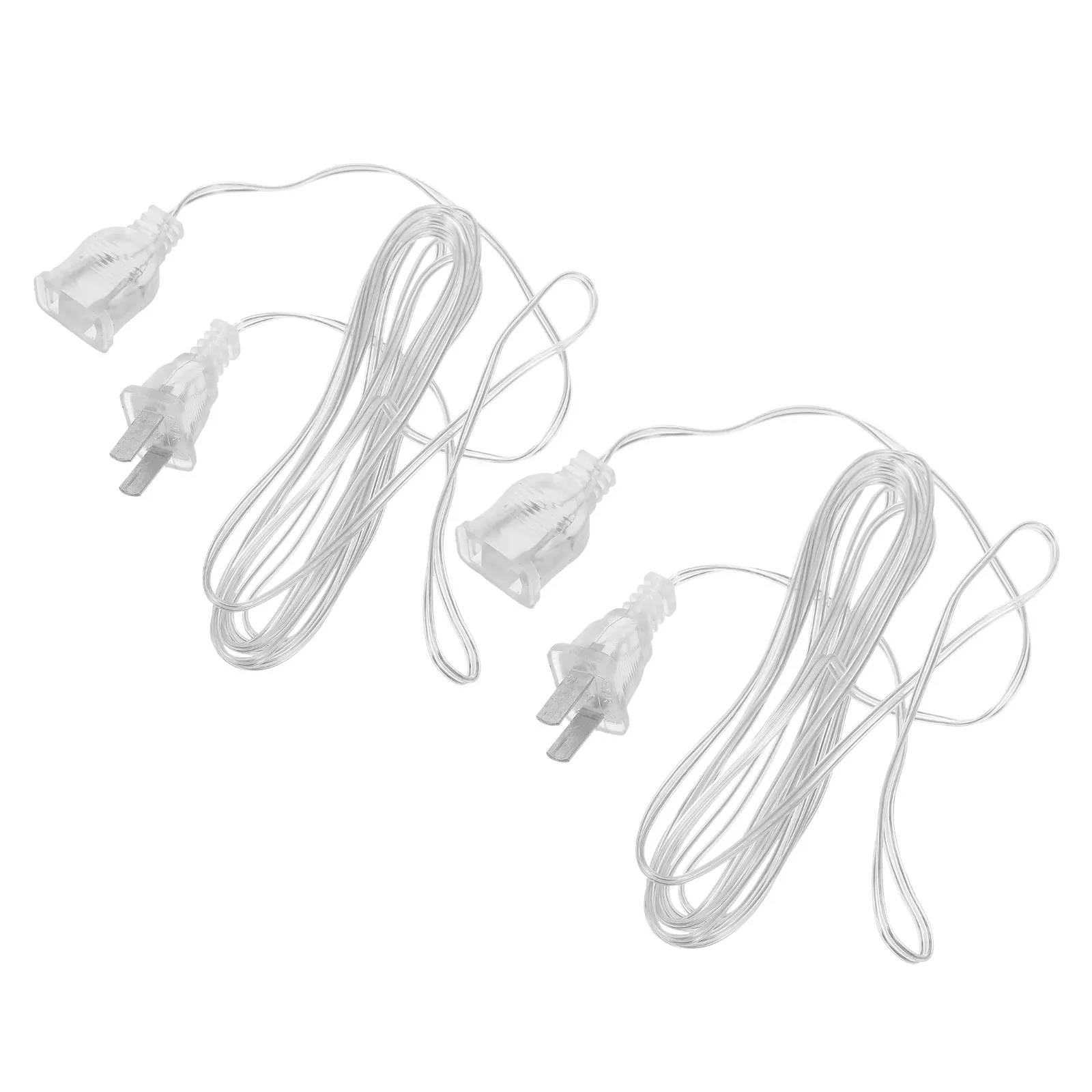 LED String Light Extension Cords 2 Pack for Curtain Lamps Indoor Outdoor Party Wedding Decor