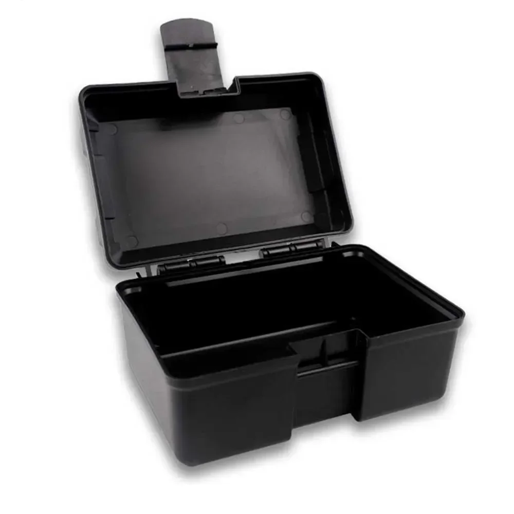 Small Waterproof Black Tool Box with Pre-Cut Cotton for Infrared Scope Red Dot Tool Instrument Electronics with Buckle