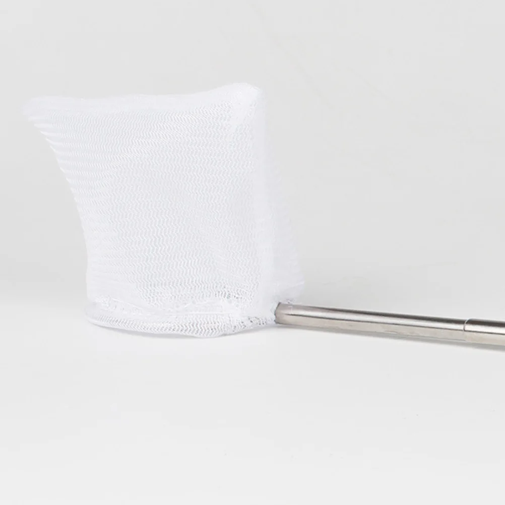 

Mini Extendable Fishing Landing Net Telescopic Plastic Pole Nylon Mesh Non-Absorbent Fish Net for Saltwater Freshwater