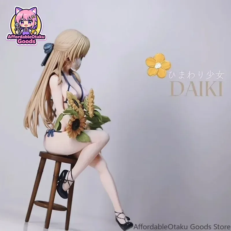 Kurumi Momose Sunflower Girl Figure – Bishoujo Pink Hair Anime Statue 1/7, PVC Desktop Display Collectible for Fans - view 6