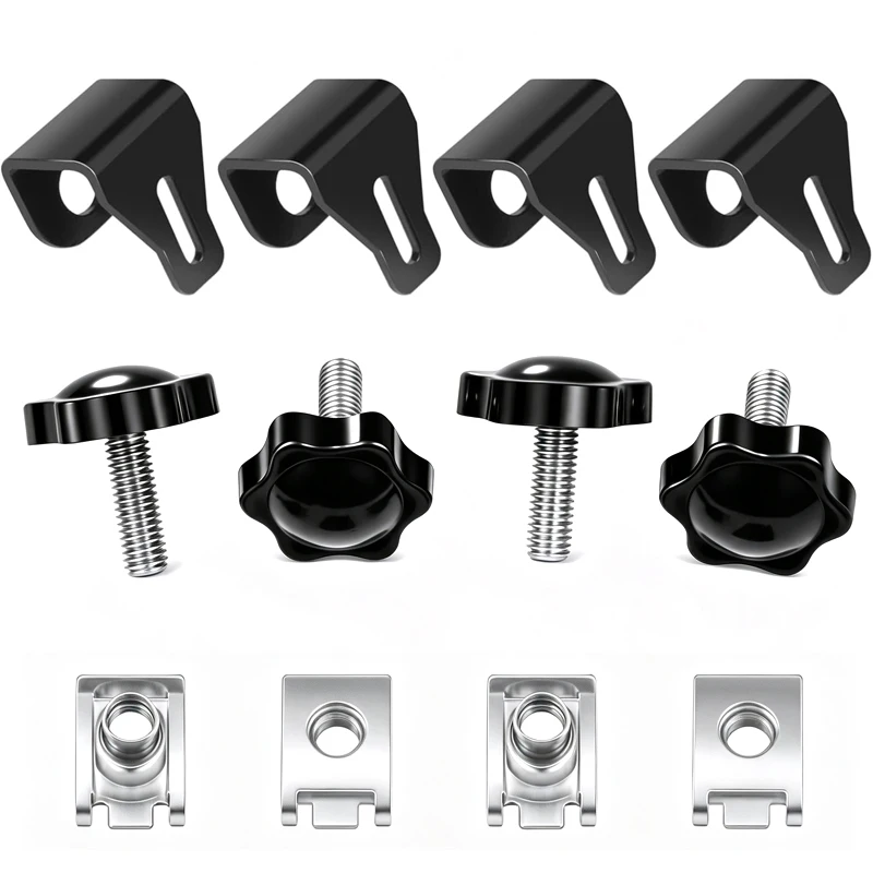 Anti-Theft Saddlebag Locking Bolts Security Side Bag Mount Screws Fit Harley Touring Road King Street Glide Electra Glide Road G