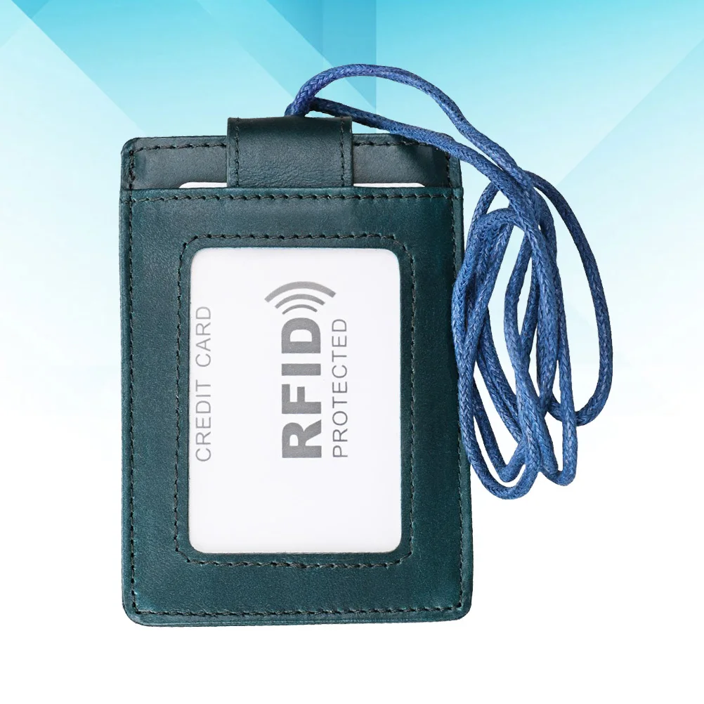 

Id Badge Holder Blue Waterproof Lightweight Hanging Neck Lanyard For Cards Employee Badges Travel Hiking Camping Rope Holder