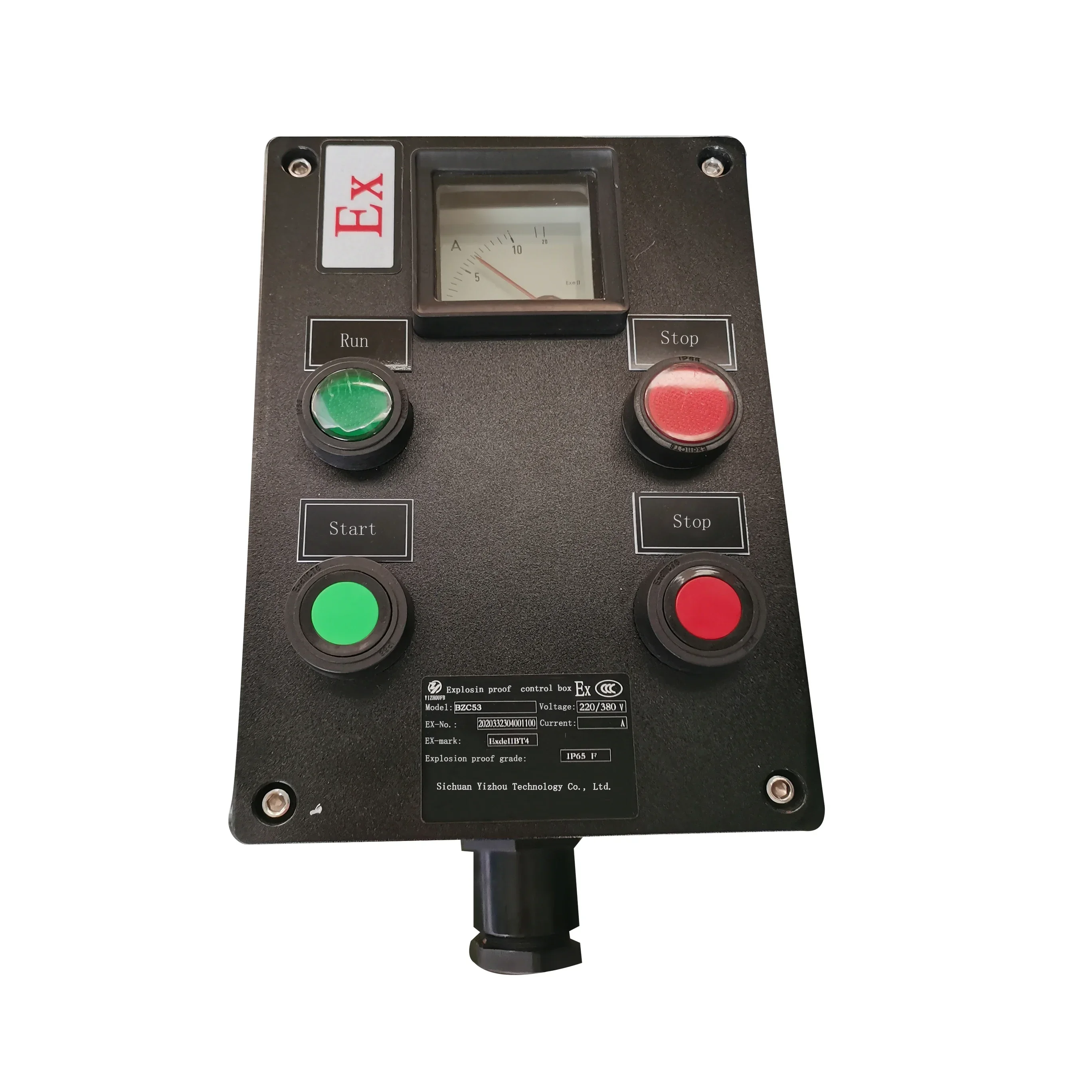 Hot sales  explosion proof enclosure With Engineer plastic Explosion Proof Local Control Station Explosion Proof Controller