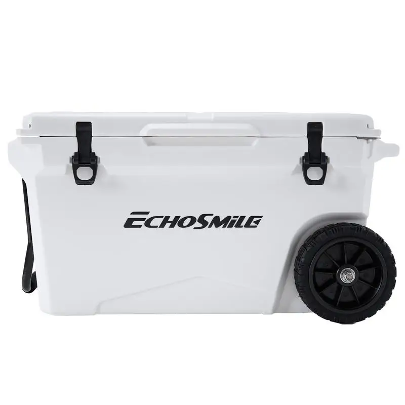 

75Qt Insulated Cooler Box with Wheels - Perfect for Camping, Picnic, and Outdoor Activities