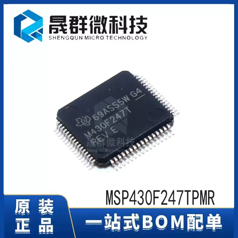 3-10pcs brand new original MSP430F247TPMR M430F247T LQFP-64 mixed signal microcontroller IC