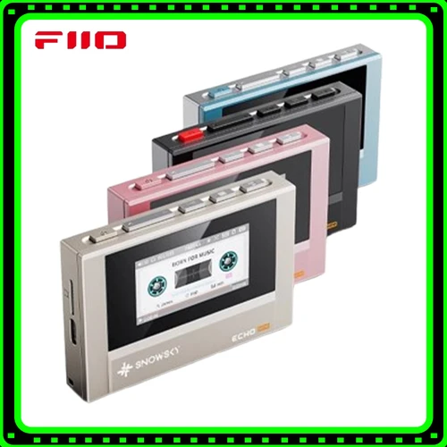 FiiO SnowSky Echo Mini reproductor de música sin pérdidas reproductor MP3 portátil Bluetooth sistema de salida Dual personalizado música Dsd sonido de alta fidelidad regalos