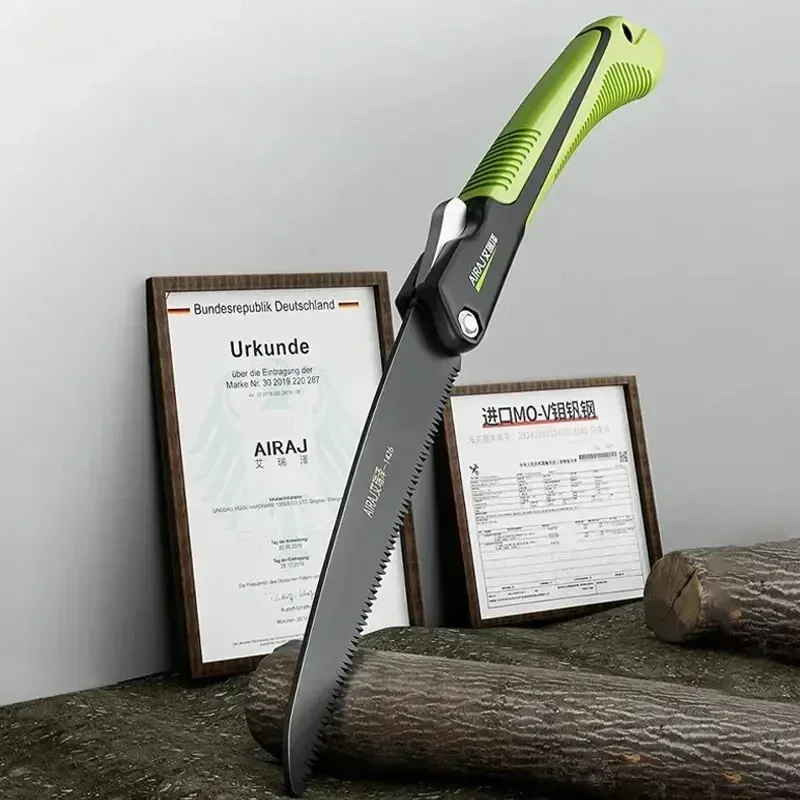 AIRAJ Folding Saw Heavy Duty Extra Hand Saw For Wood Camping DIY Wood Pruning Saw With Hard Teeth Pruning Tools