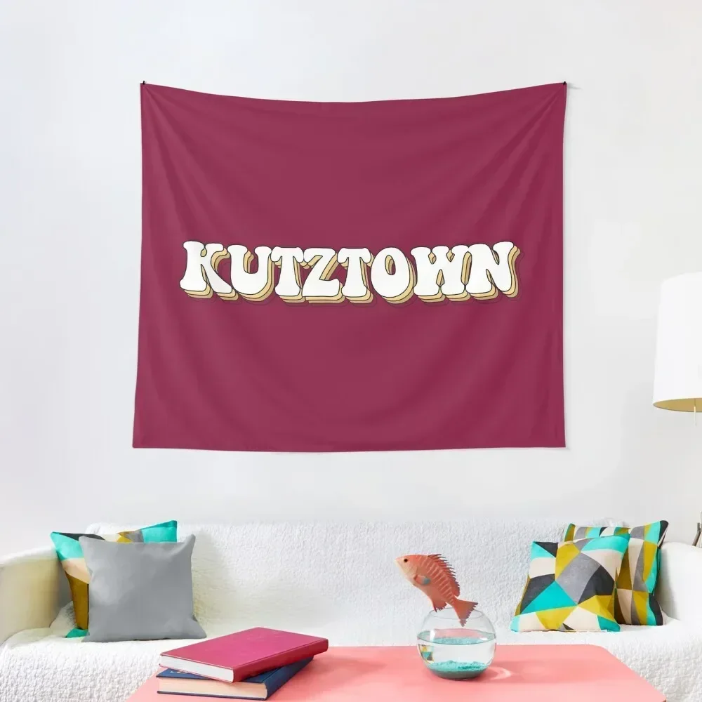 

kutztown lettering Tapestry Home Decorating Room Decorating Aesthetic Decoration For Rooms Decorative Wall Mural Tapestry