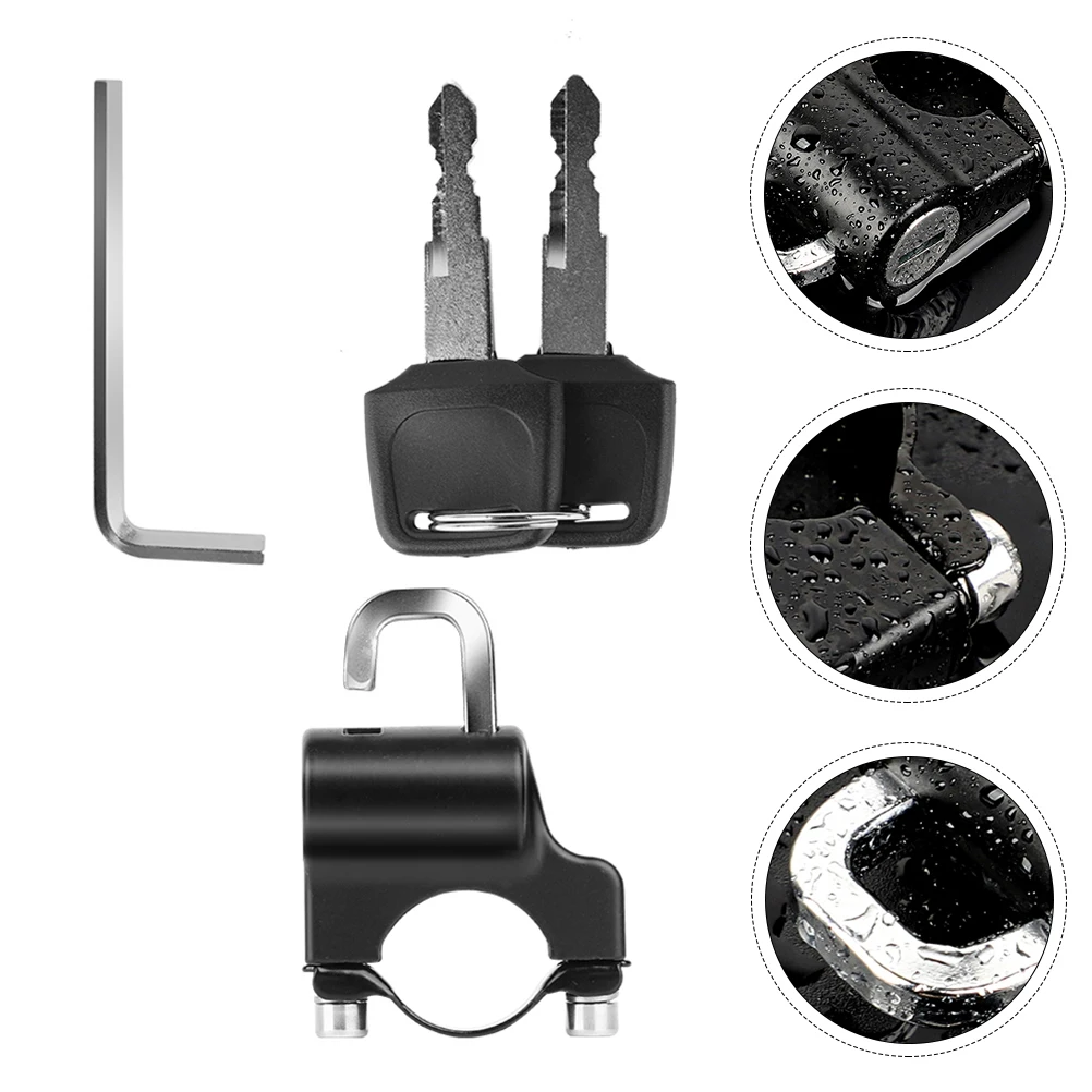 

Anti-Theft Lock Aluminum Alloy Hook Mini Portable For Road Bike Accessories Outdoor Camping Travel Bicycle Security Lock