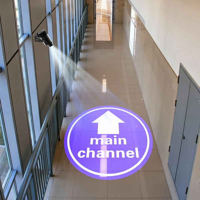 STLF Logo Projector Free Custom Advertising Lights 100W150W Led Gobo Light Business Sign Wall Projection Lamp Outdoor Waterproof